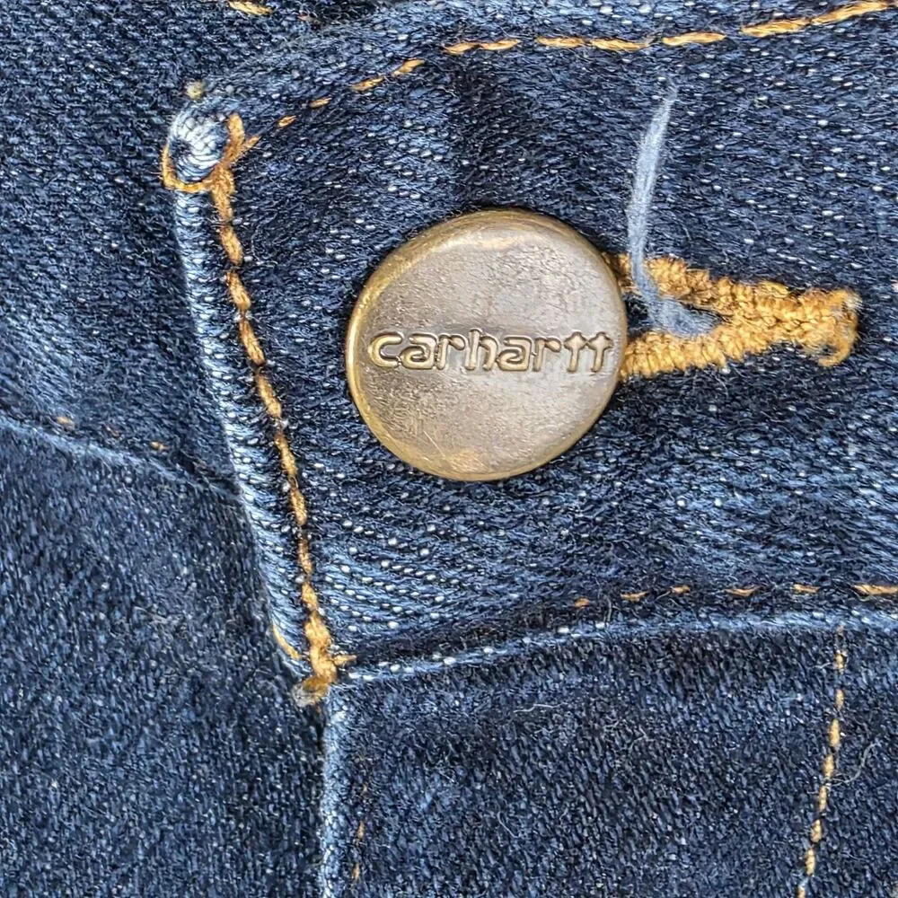 Carhartt Jeans Mens 36/35 Modern Fit Straight Blue  Denim Jeans